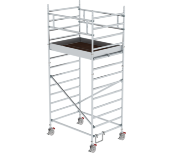 Mob.scaff. 1.35x1.80m,w. doub.pf, pf. H=3.45m | © MUNK GmbH