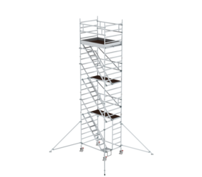 Mob. scaf. 1.35x1.80 m,incl. asc/outr. pf H=6.35 m | © MUNK GmbH