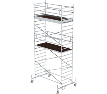 Folding scaff. 1.35x3.0m Chass. bar & double pf, pf H=5.45m | © MUNK GmbH
