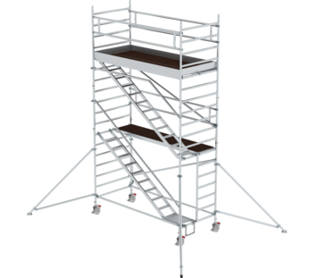 Mob. scaf. 1.35x3.0 m,incl. asc/outr. pf H=4.35 m | © MUNK GmbH