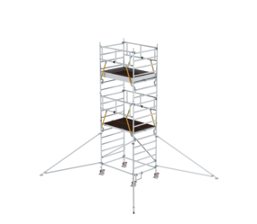 Mob. scaff SG 1,80x1,35 m w. outr. & db.pf, pfh 4,47 m | © MUNK GmbH