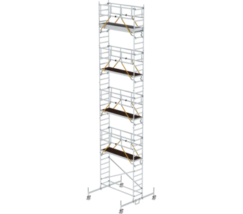 Fold.scaff. SG 2,45x0,75 m, w. chass.bar, pf H=9,70 m | © MUNK GmbH