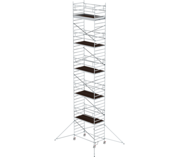 Folding scaff. 1.35x2.45m Outr.&double pf, pf H=11.35m | © MUNK GmbH