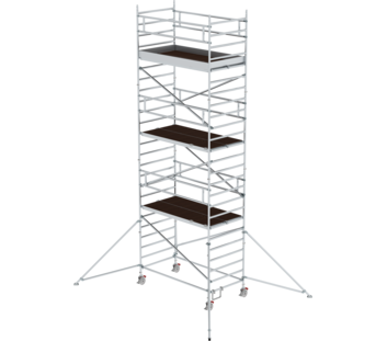 Folding scaff. 1.35x2.45m Outr.&double pf, pf H=6.35m | © MUNK GmbH