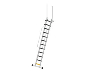 Construction site storey ladder, 12 rungs | © MUNK GmbH