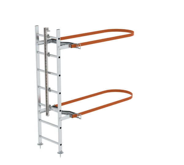 Zweiholm-Mastleiter Unterteil 2,0 m, 7 Sprossen | © MUNK GmbH