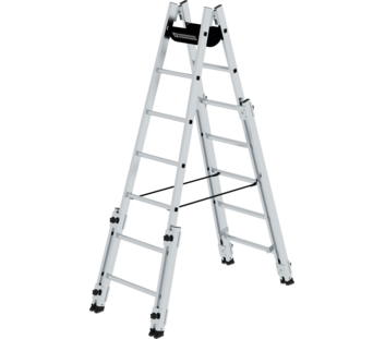 Aluminium Stehleiter, 2x7 Sprossen | © MUNK GmbH