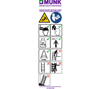 Stickers with user instructions | © MUNK GmbH