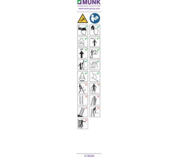Stickers with user instructions | © MUNK GmbH