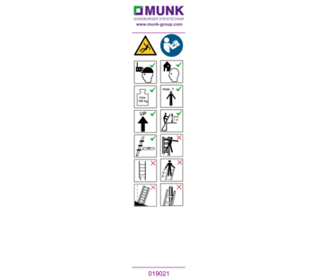 Sticker with user information | © MUNK GmbH