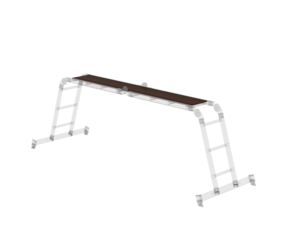 Wooden cover for multi-function ladders 4-section | © MUNK GmbH