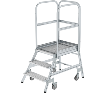 Plat.stairs,1-sid.acc. spr-load.cast.stl.grat,3 st | © MUNK GmbH