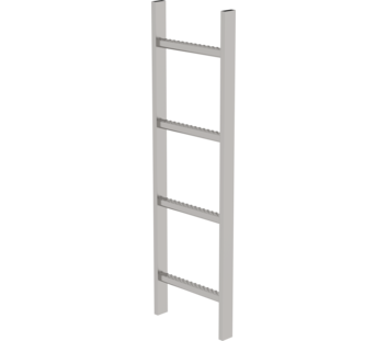Shaft ladder, st.stl. V4A, 300 mm clearance 4 rgs | © MUNK GmbH