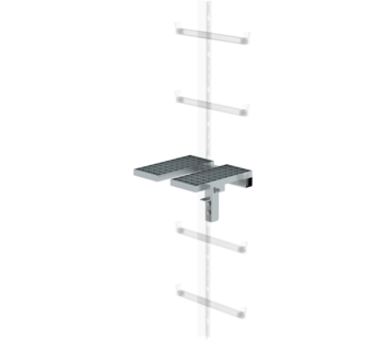 Hinged rest platform, galvanised steel | © MUNK GmbH