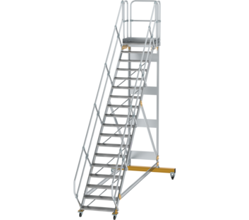 Platform stairs 45° mobile st. width 800 mm, 18 st | © MUNK GmbH