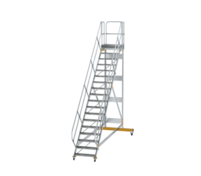 Platform stairs 45° mobile st. width 800 mm, 19 st | © MUNK GmbH