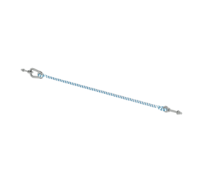 Safety rope length 800 mm | © MUNK GmbH