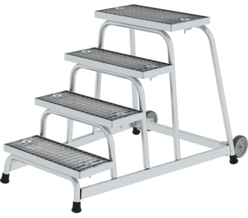 Equestrian climbing aid with rollers 4 steps | © MUNK GmbH