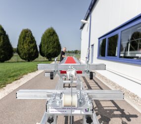 Hakenbelastungsprüfung an einer Multifunktionsleiter | © MUNK GmbH