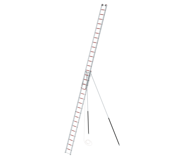 2-piece rope ladder EN 1147 2x17 rungs with supports | © MUNK GmbH