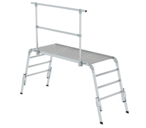 Rettungsplattform mit Geländer + Holmverlängerung | © MUNK GmbH