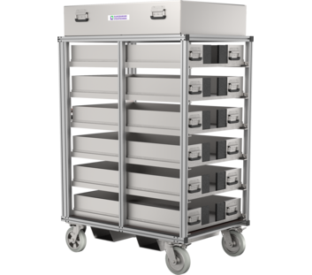 Rollcontainer Schlauch mit Kassetten | © MUNK GmbH