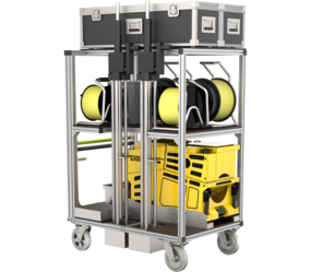 Rollcontainer Beleuchtung mit Flächenleuchte | © MUNK GmbH