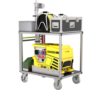 Rollcontainer Beleuchtung mit Lichtmast | © MUNK GmbH