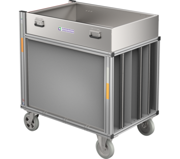 Aufsetzkasten Alu m. RC Schlauch, gebuchtet | © MUNK GmbH