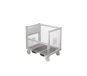 Forklift truck att. with univ. RC lattice box high | © MUNK GmbH