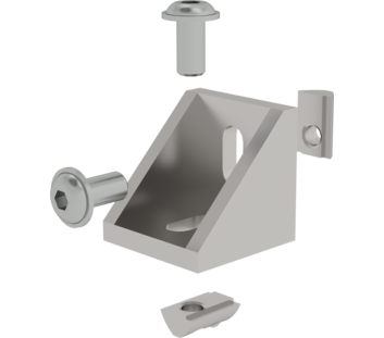 Montagesatz Eckwinkel für Aluminium Spezialprofil | © MUNK GmbH