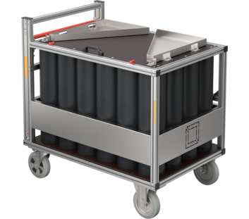 Transportsicherung m. RC Atemluftflaschen | © MUNK GmbH