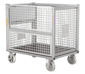 Universal-Rollcontainer mit Gitterbox hoch | © MUNK GmbH
