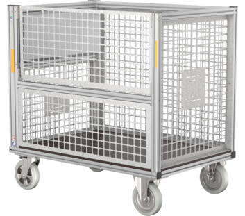 Universal-Rollcontainer mit Gitterbox hoch | © MUNK GmbH