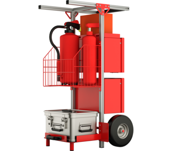 SafeCaddy® "Brandschutz" mit Beladung | © MUNK GmbH
