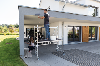 Folding scaffold in use | © MUNK GmbH