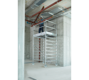 Mob. scaf. 1.35x1.80 m,w. doub.pf, pf H=3.45 m | © MUNK GmbH