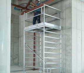 Mob. scaf. 1.35x1.80 m,w. doub.pf, pf H=3.45 m | © MUNK GmbH