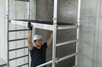 Suspending mobile scaff. platform | © MUNK GmbH