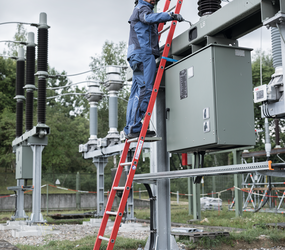 Rung straight ladder RFG/alu. w/o stab. 12 rungs Application | © MUNK GmbH