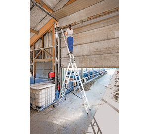 Multi-purpose ladder 3p, nivello-Trav., 3x10 rungs | © MUNK GmbH