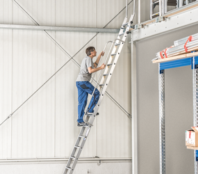 Geschossleiter in der Anwendung | © MUNK GmbH