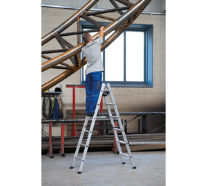 2-sided ladder, 2-sided acc. 2-sided ladd.for stairs 2x6 rgs w.hook-in step | © MUNK GmbH