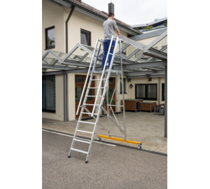 Folding/mobile pf ladd.,10 st., x-tube wid. 1.70 m | © MUNK GmbH