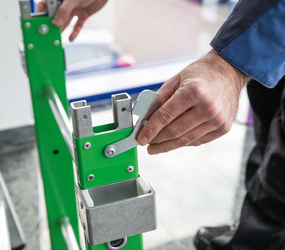 Plattformleiter Steckteil Detailbild  | © MUNK GmbH