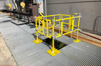 Aufbauvariante des FlexxGuard Sicherheitsgeländers | © MUNK GmbH