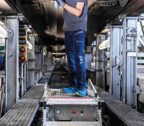 Mobile maintenance platform for track pits Application 4 | © MUNK GmbH