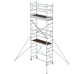 Mob.scaff. 0.75x1.80 w.outr.,pf H=3.80m | © MUNK GmbH