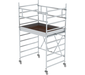 Échaf. pliant 1,35x,1,80m, av stab., ht. PF 1,80 m | © MUNK GmbH