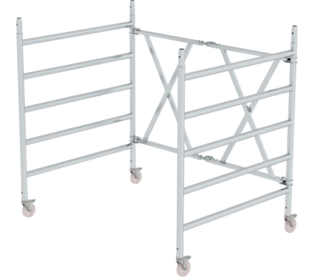 Folding frame unit castors & parking brake 1.35m | © MUNK GmbH